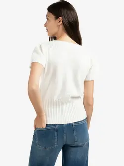 CARDIGAN À MANCHES COURTES