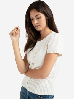 SHORT SLEEVE CARDIGAN