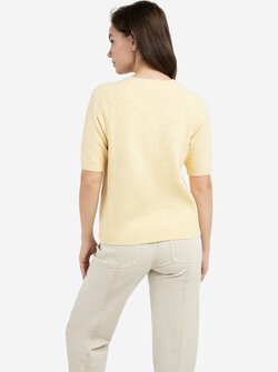 SHORT SLEEVE SWEATER