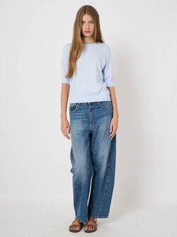 SHORT SLEEVE SWEATER