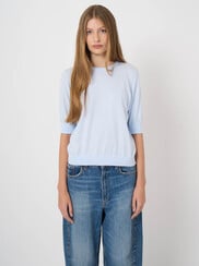 SHORT SLEEVE SWEATER