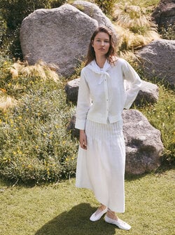 CAMI HEMP MIDI SKIRT