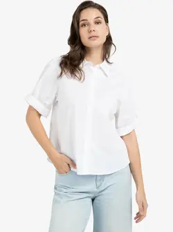 BLOUSE MANCHES COURTES