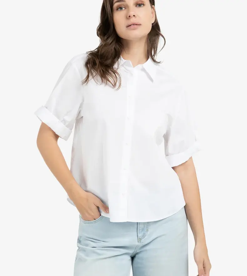 BLOUSE MANCHES COURTES