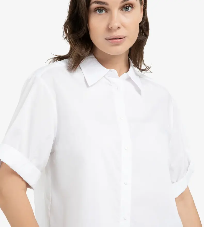 BLOUSE MANCHES COURTES