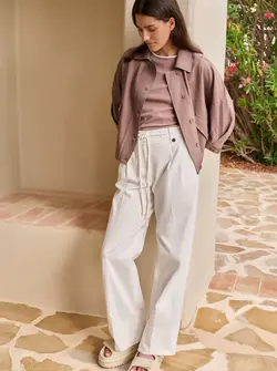 PANTALON JAMBES LARGES