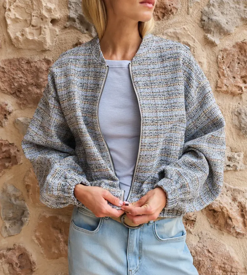 WOVEN BOUCLE JACKET