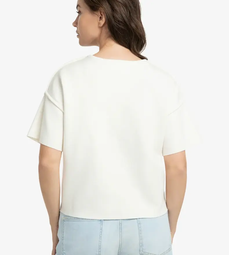 SHORT SLEEVE SWEATER