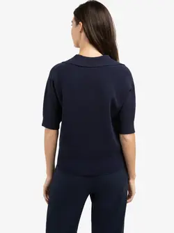 SHORT SLEEVE SWEATER