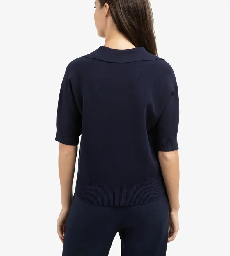 SHORT SLEEVE SWEATER