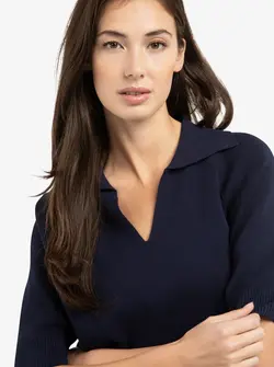 SHORT SLEEVE SWEATER