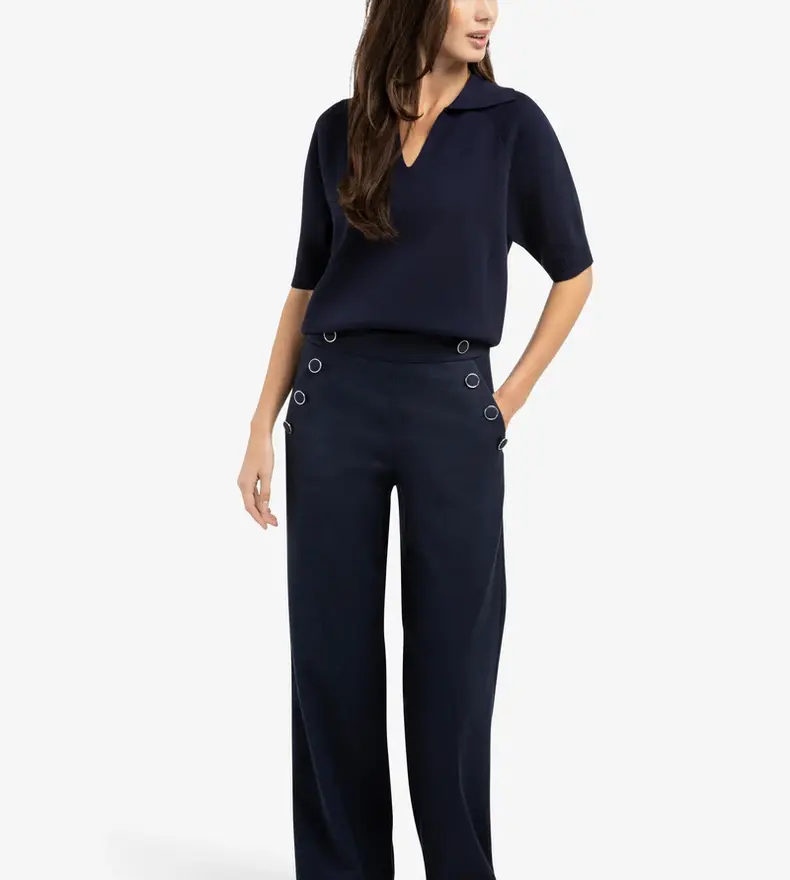 SHORT SLEEVE SWEATER