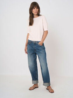 SHORT SLEEVE SWEATER