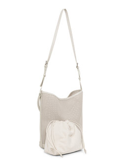 SAC EN CUIR À MAILLES