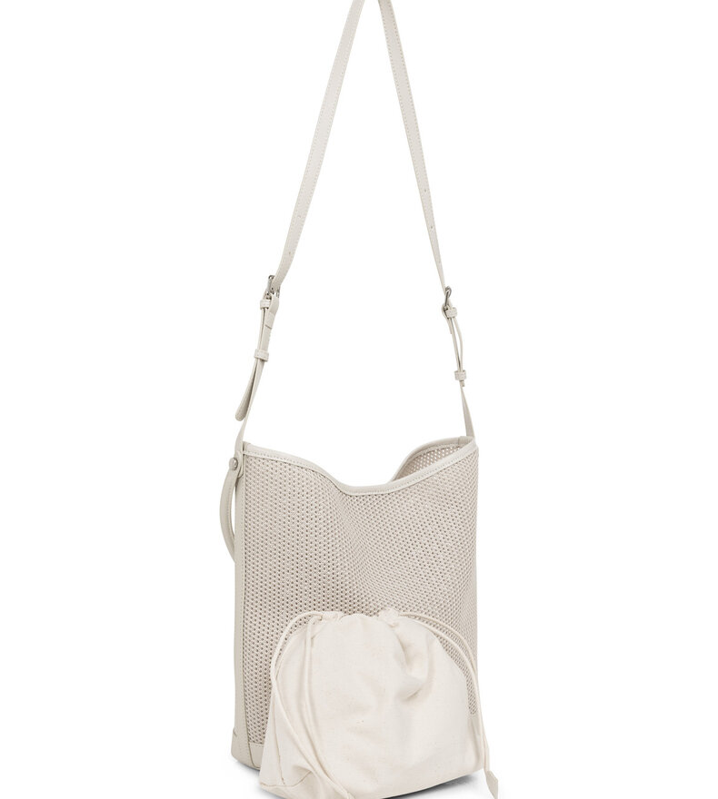 MESH LEATHER BAG