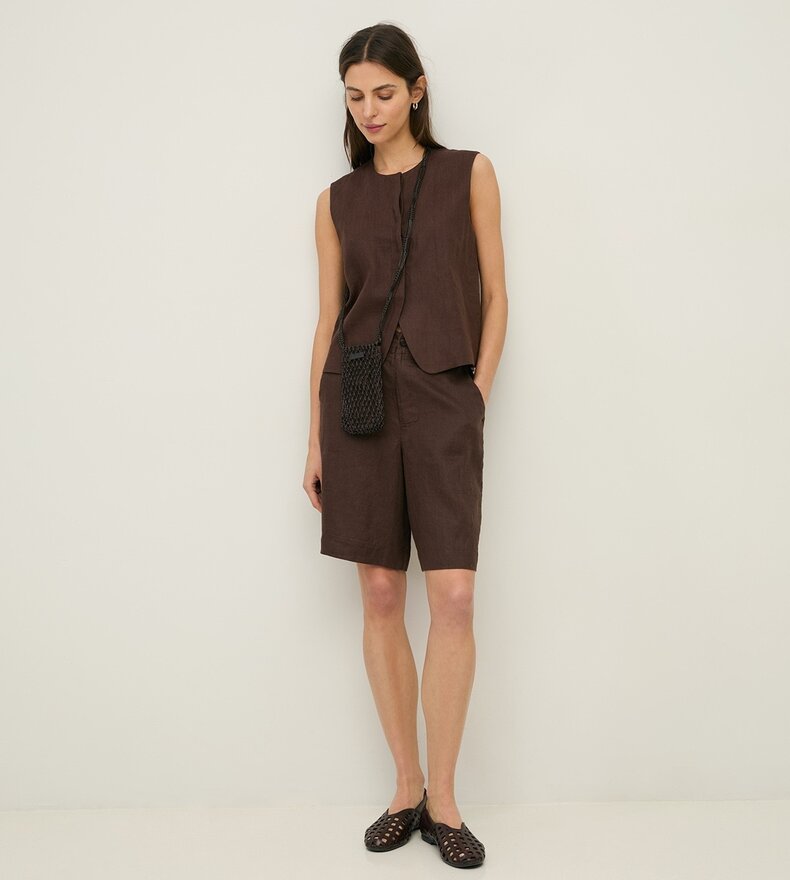 RITA LINEN SHORTS