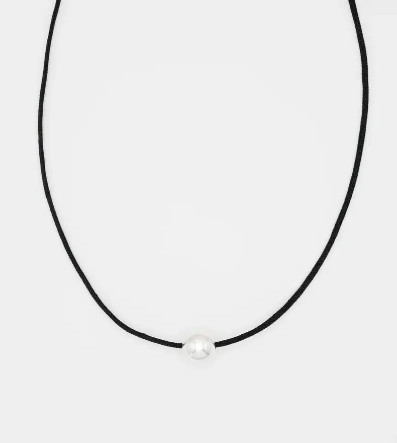 COLLIER NOVANTA AVEC BILLE ARGENT