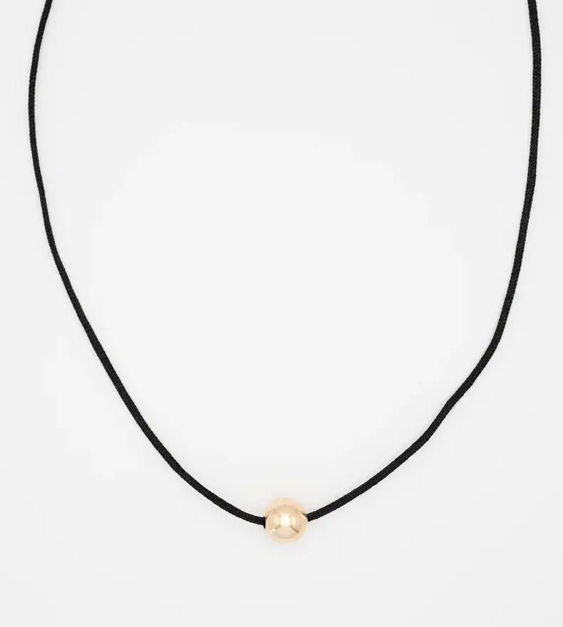 NOVANTA NECKLACE WITH GOLD BEAD