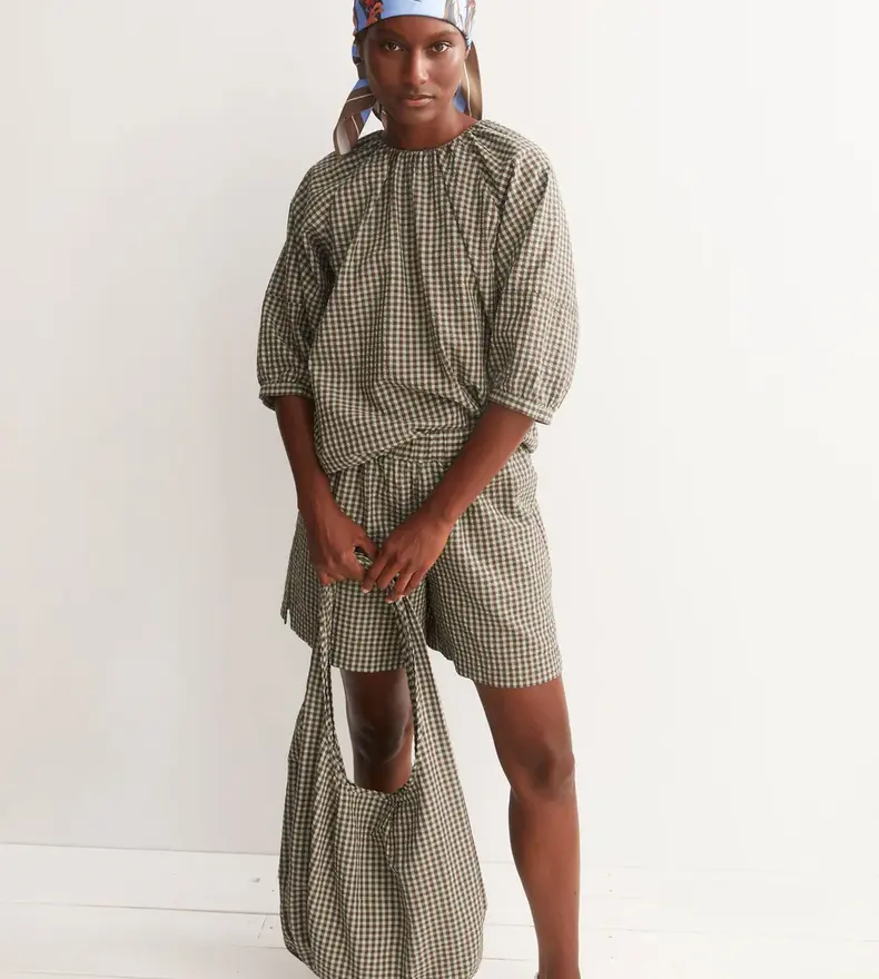 SHORT VICHY GAUFFRÉ