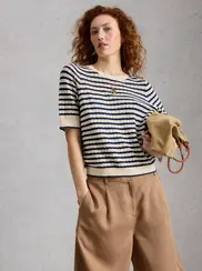 HOLLY POINTELLE TEE