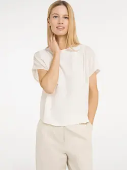 SHORT SLEEVE SWEATER