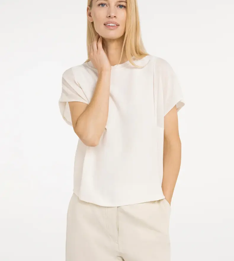 SHORT SLEEVE SWEATER