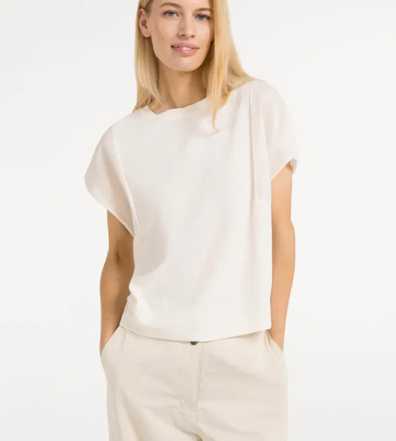 SHORT SLEEVE SWEATER