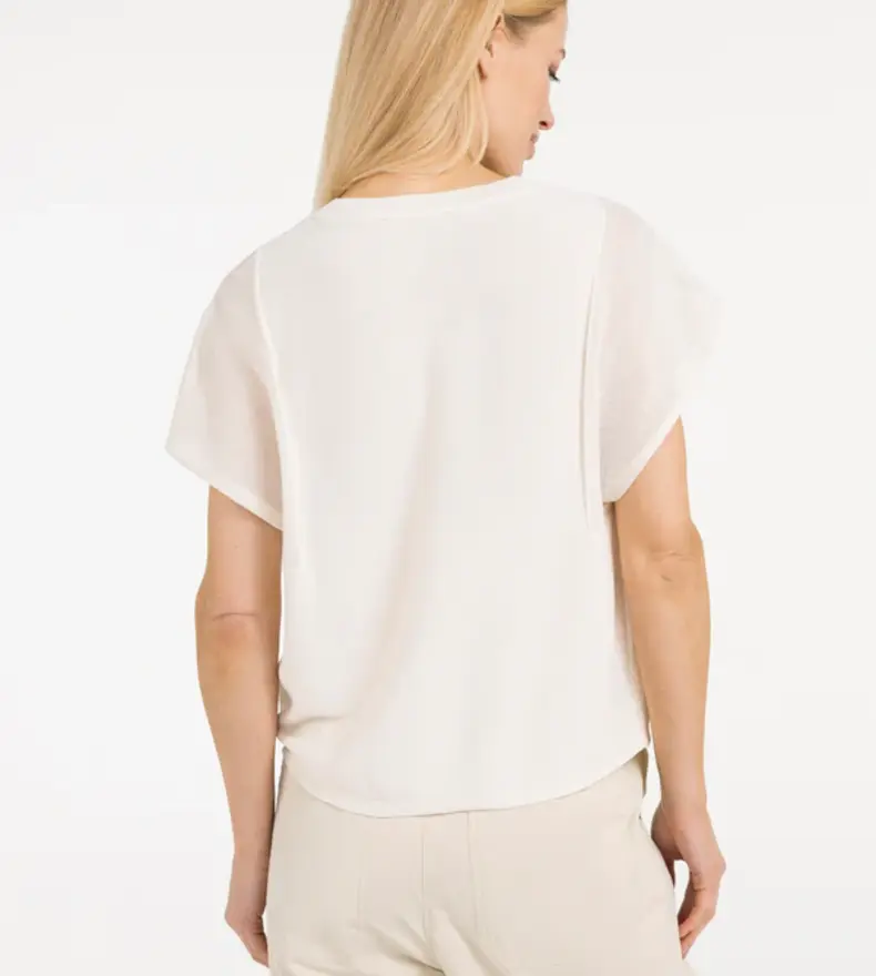 SHORT SLEEVE SWEATER