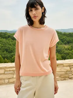 PULL EN MAILLE À MANCHES COURTES