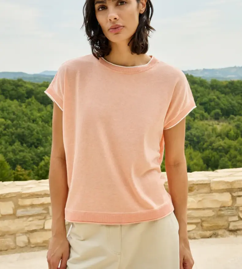 SHORTSLEEVE KNITED SWEATER