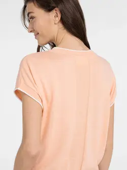 PULL EN MAILLE À MANCHES COURTES