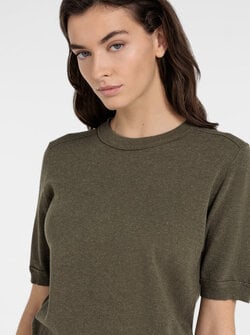 SHORT SLEEVE SWEATER