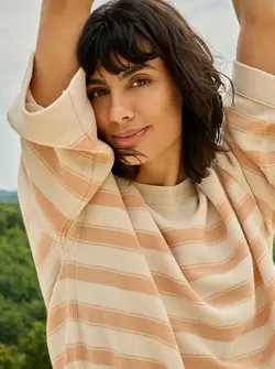 SWEAT-SHIRT À RAYURES