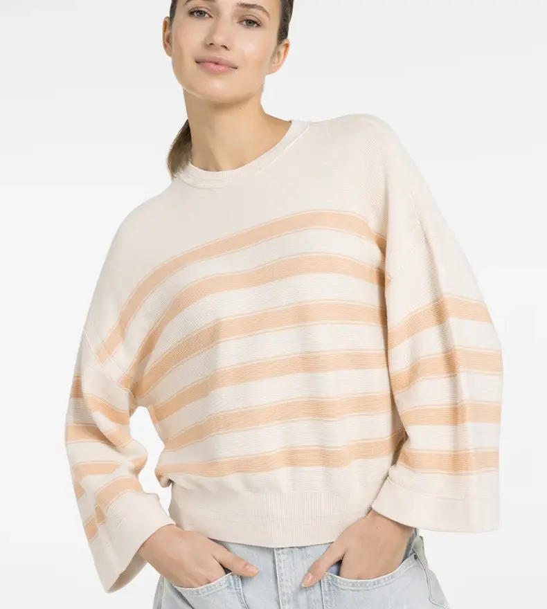 SWEAT-SHIRT À RAYURES