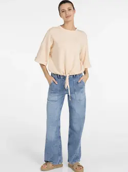 SHORT SLEEVE SWEATER