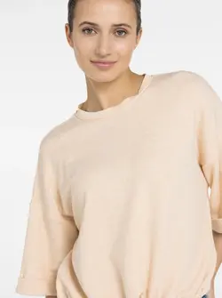 SHORT SLEEVE SWEATER