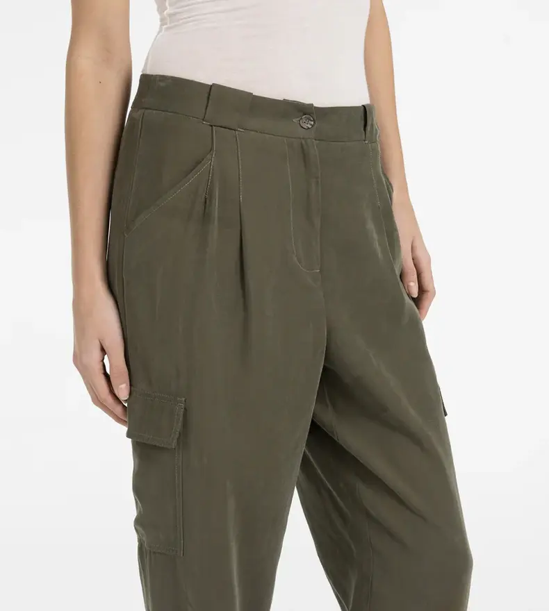 PANTALON CARGO À JAMBES DROITES