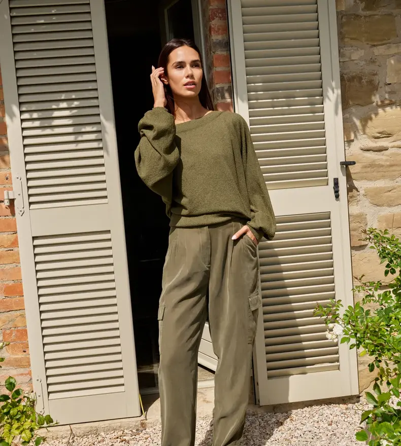 PANTALON CARGO À JAMBES DROITES