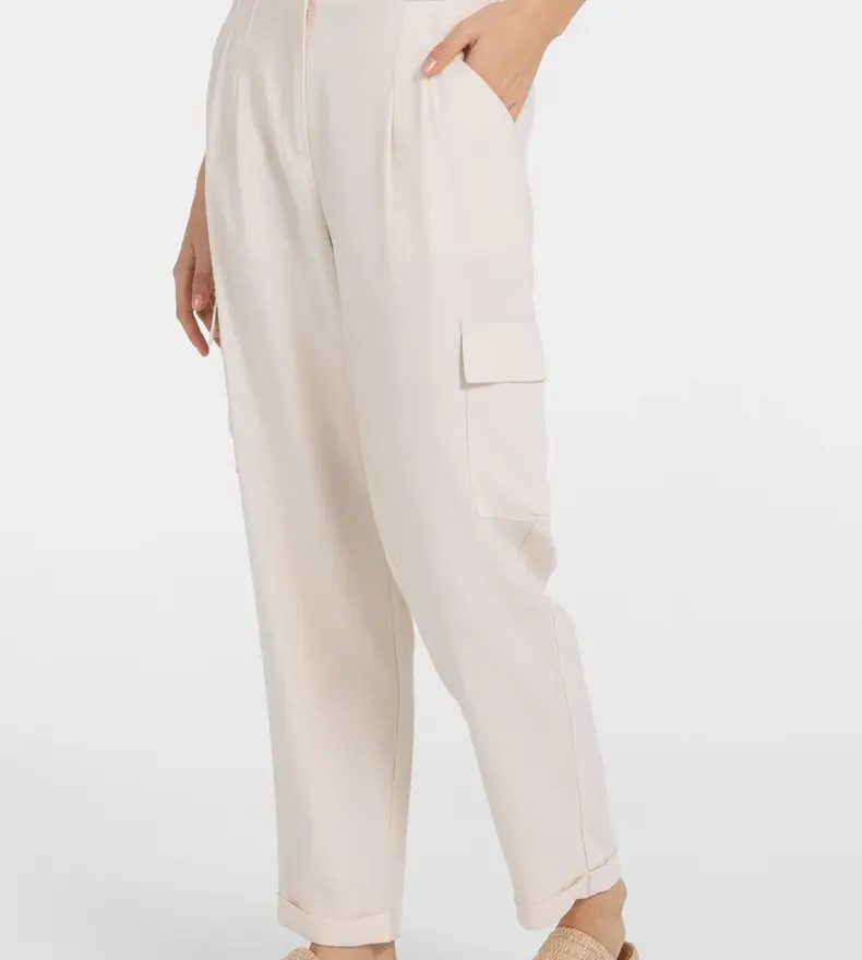 PANTALON CARGO À JAMBES DROITES