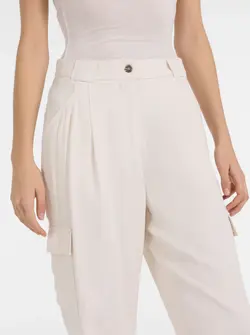 PANTALON CARGO À JAMBES DROITES