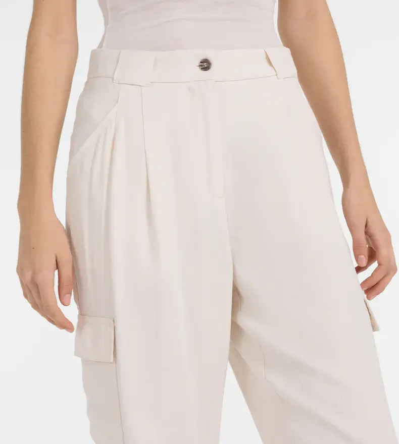 PANTALON CARGO À JAMBES DROITES