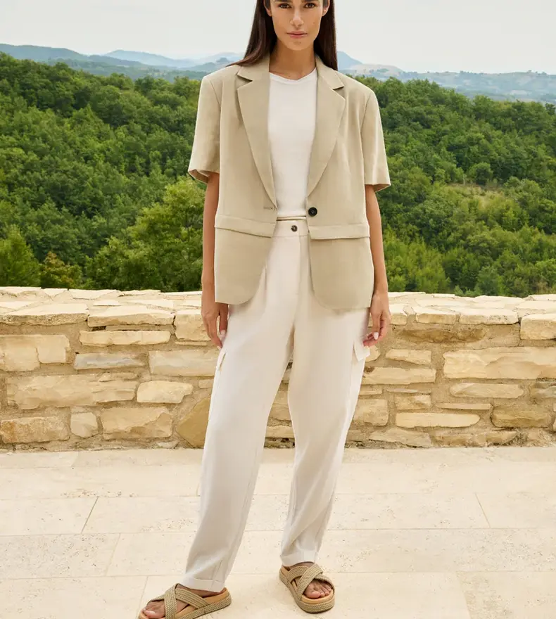 PANTALON CARGO À JAMBES DROITES