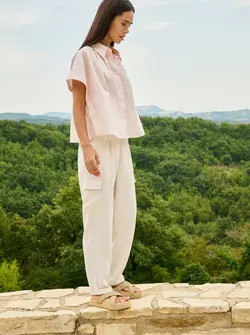 PANTALON CARGO À JAMBES DROITES