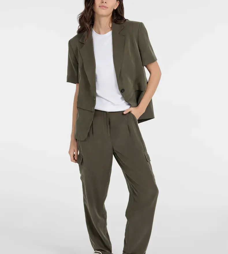 BLAZER À MANCHES COURTES