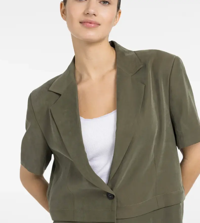 BLAZER À MANCHES COURTES