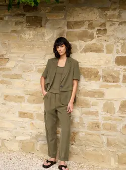 BLAZER À MANCHES COURTES