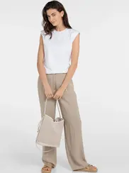 SAC EN CUIR À MAILLES