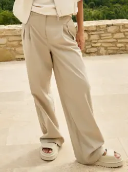 PANTALONS À JAMBES LARGES