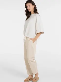 SHORT SLEEVE SWEATER