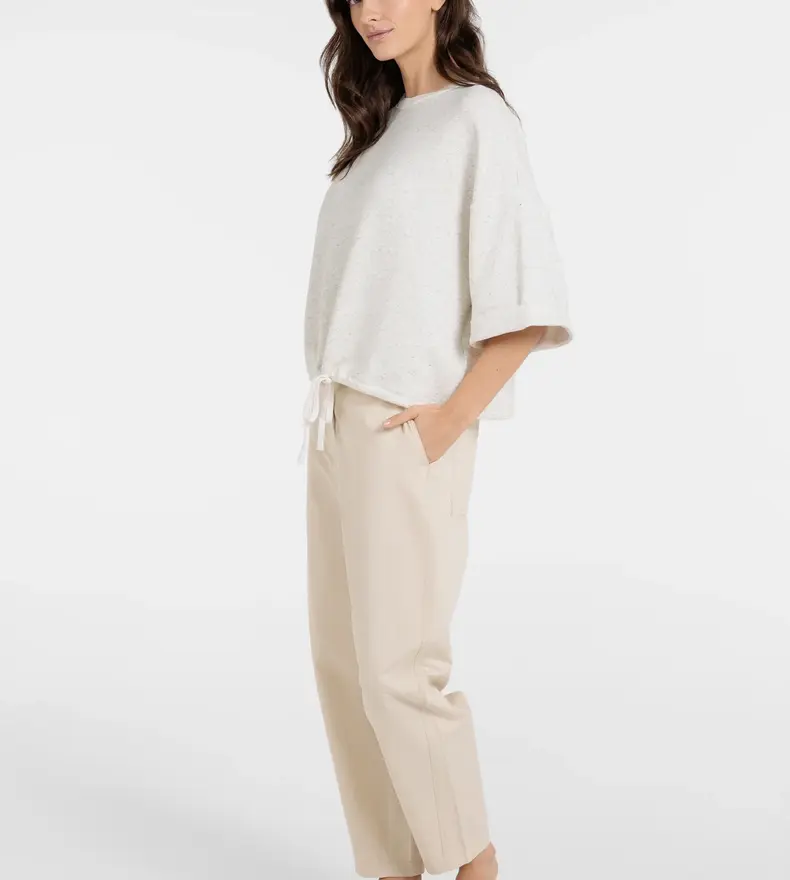 SHORT SLEEVE SWEATER